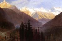 Bierstadt, Albert - Sunrise at Glacier Station